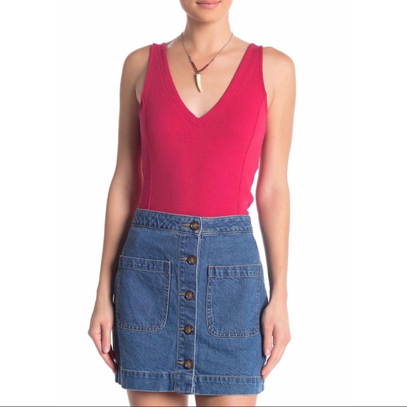 Free People Tops - 🚨NWT🚨 FREE PEOPLE KIERA RIBBED KNIT TANK TOP🔥